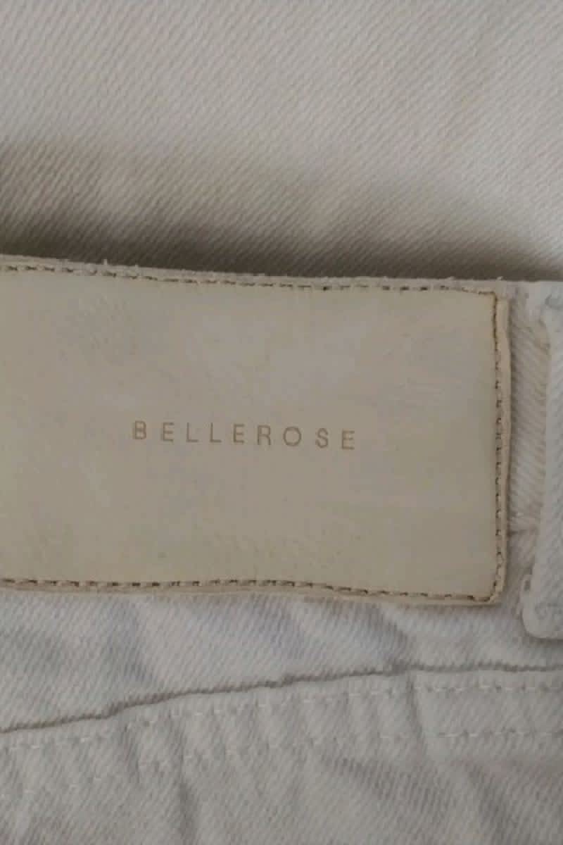 Jean droit Bellerose Blanc en Coton