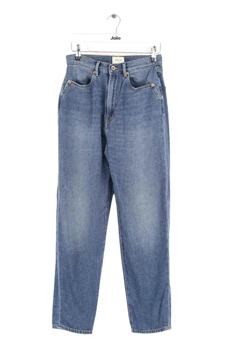 Jean droit Bellerose Bleu en Coton, taille XS - Seconde Main