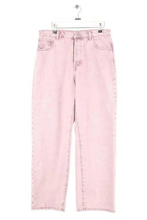 Jean droit Bellerose Rose en Coton, taille M - Seconde Main