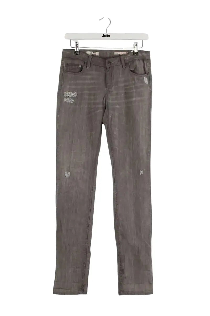 Jean droit Berenice The moss straight Gris en Coton, taille XS - Seconde Main