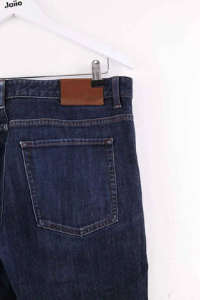 Jean droit Boss Bleu en Coton