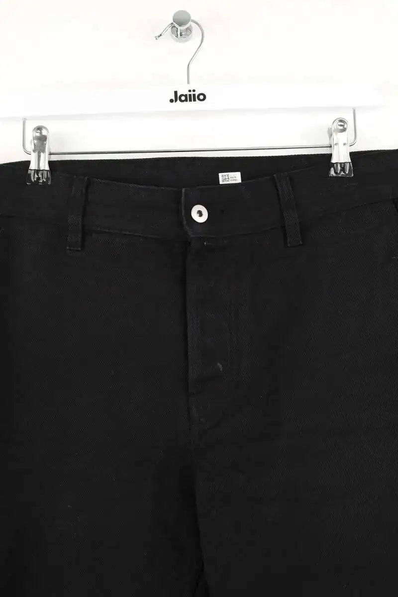 Jean droit Burberry Noir en Coton