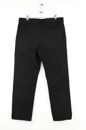 Jean droit Burberry Noir en Coton