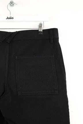 Jean droit Burberry Noir en Coton