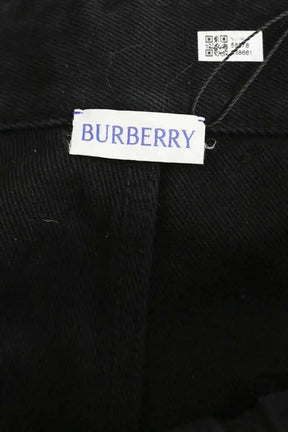 Jean droit Burberry Noir en Coton