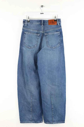 Jean droit Calvin Klein Barrel jean Bleu en Coton