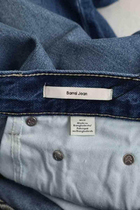 Jean droit Calvin Klein Barrel jean Bleu en Coton