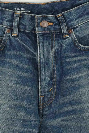 Jean droit Celine Bleu en Coton