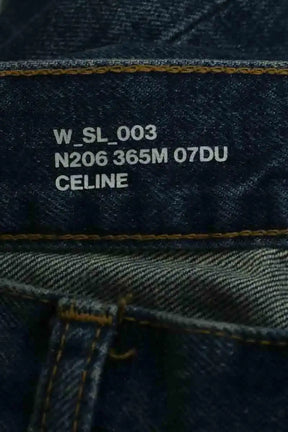 Jean droit Celine Bleu en Coton