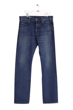 Jean droit Celine Bleu en Coton, taille S - Seconde Main
