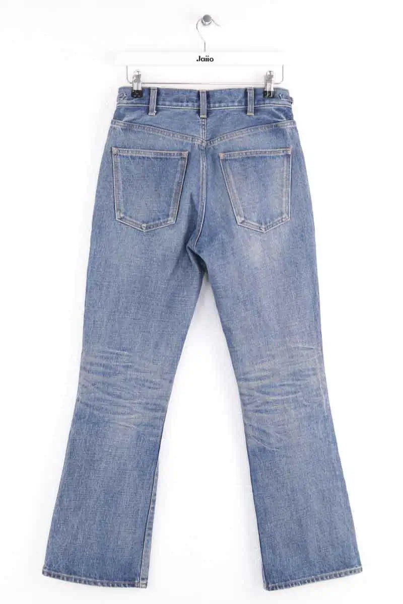 Jean droit Celine Bleu en Coton