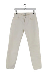 Jean droit Claudie Pierlot Beige en Coton, taille S - Seconde Main