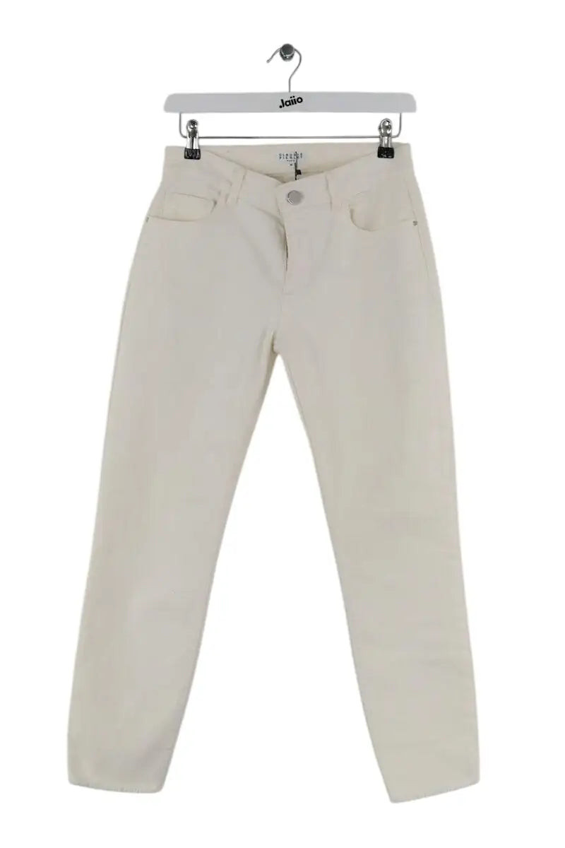 Jean droit Claudie Pierlot Beige en Coton, taille S - Seconde Main