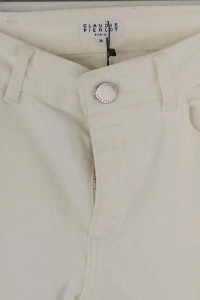 Jean droit Claudie Pierlot Beige en Coton