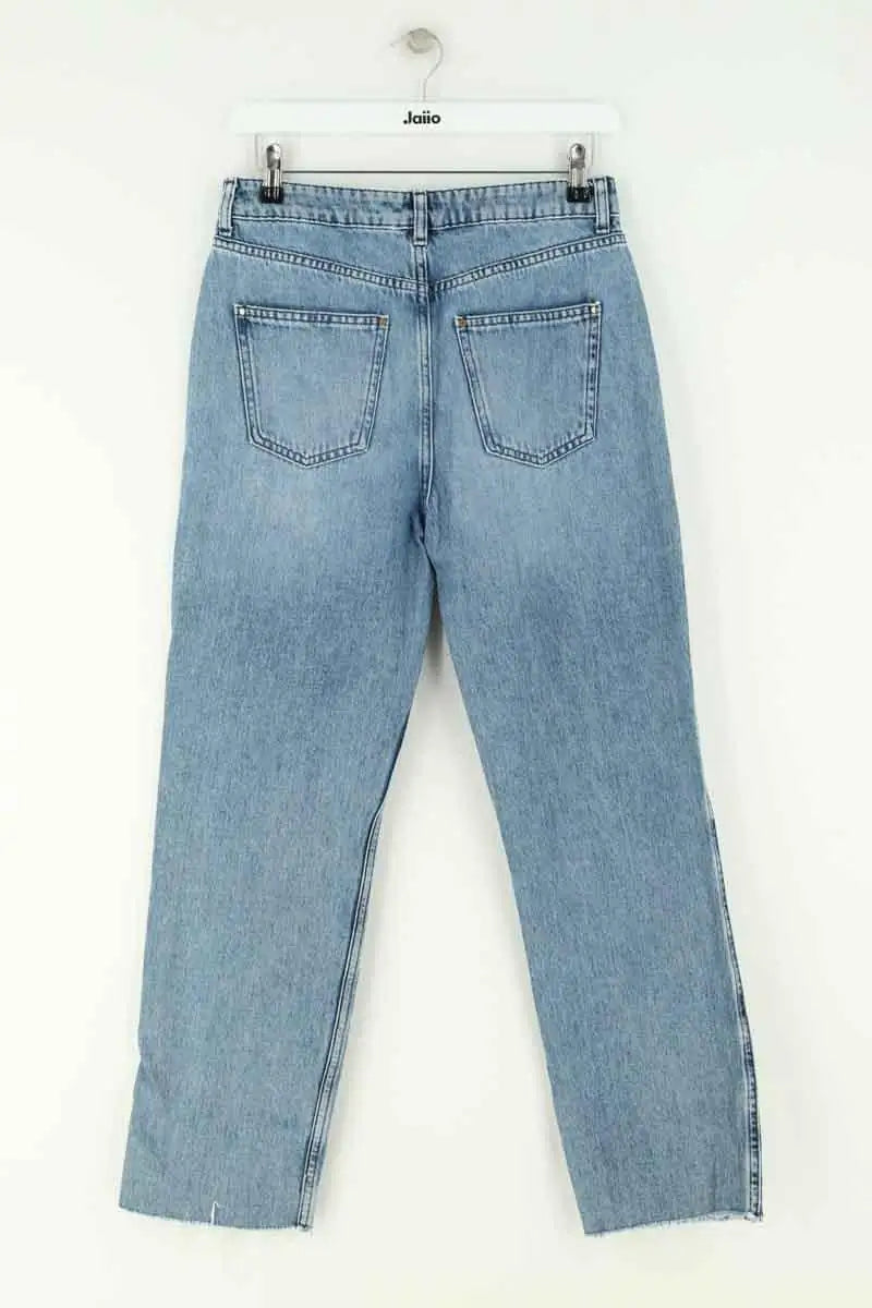 Jean droit Claudie Pierlot Bleu en Coton