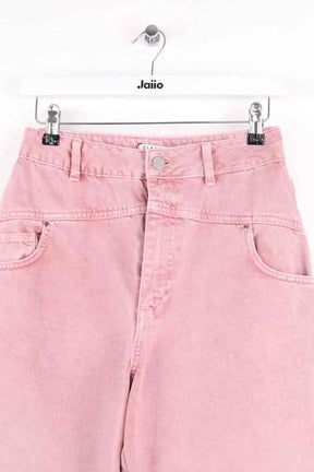 Jean droit Claudie Pierlot Rose en Coton