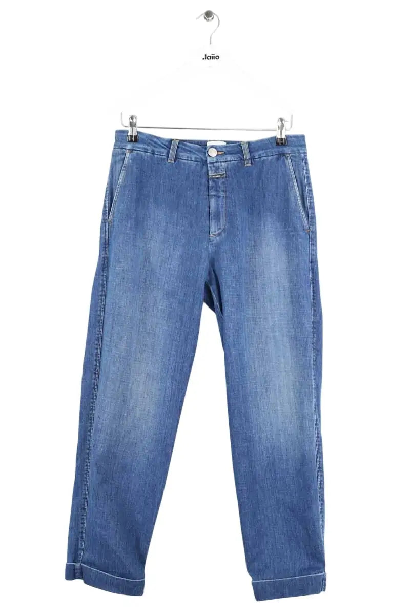 Jean droit Closed Bleu en Coton, taille M - Seconde Main