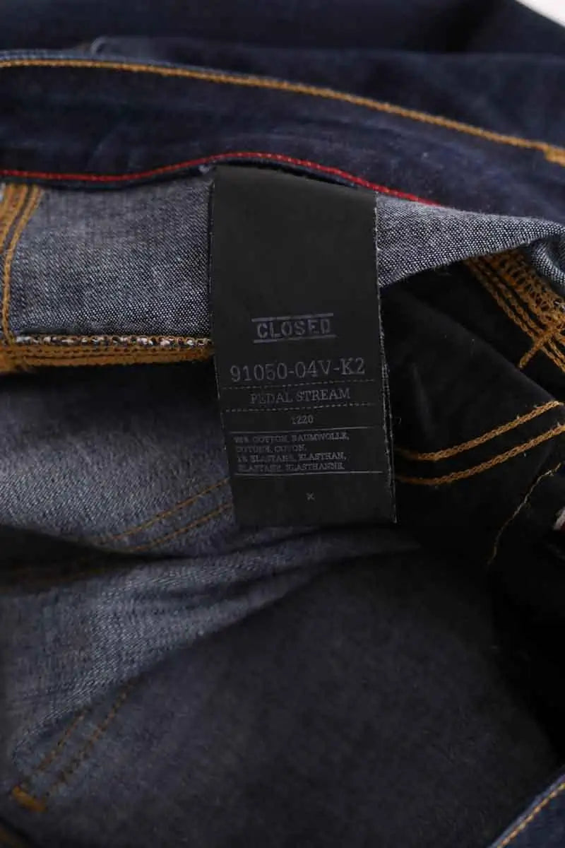 Jean droit Closed Bleu en Coton
