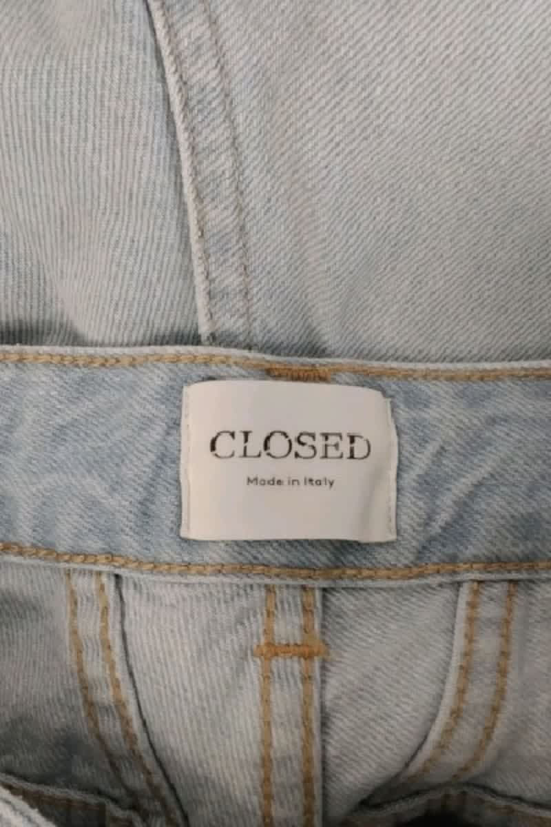 Jean droit Closed Bleu en Coton