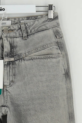 Jean droit Closed Gris en Coton
