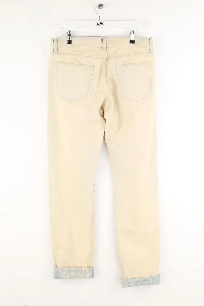 Jean droit Club Monaco Ecru en Coton