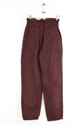 Jean droit Des Petits Hauts Edison Marron en Coton