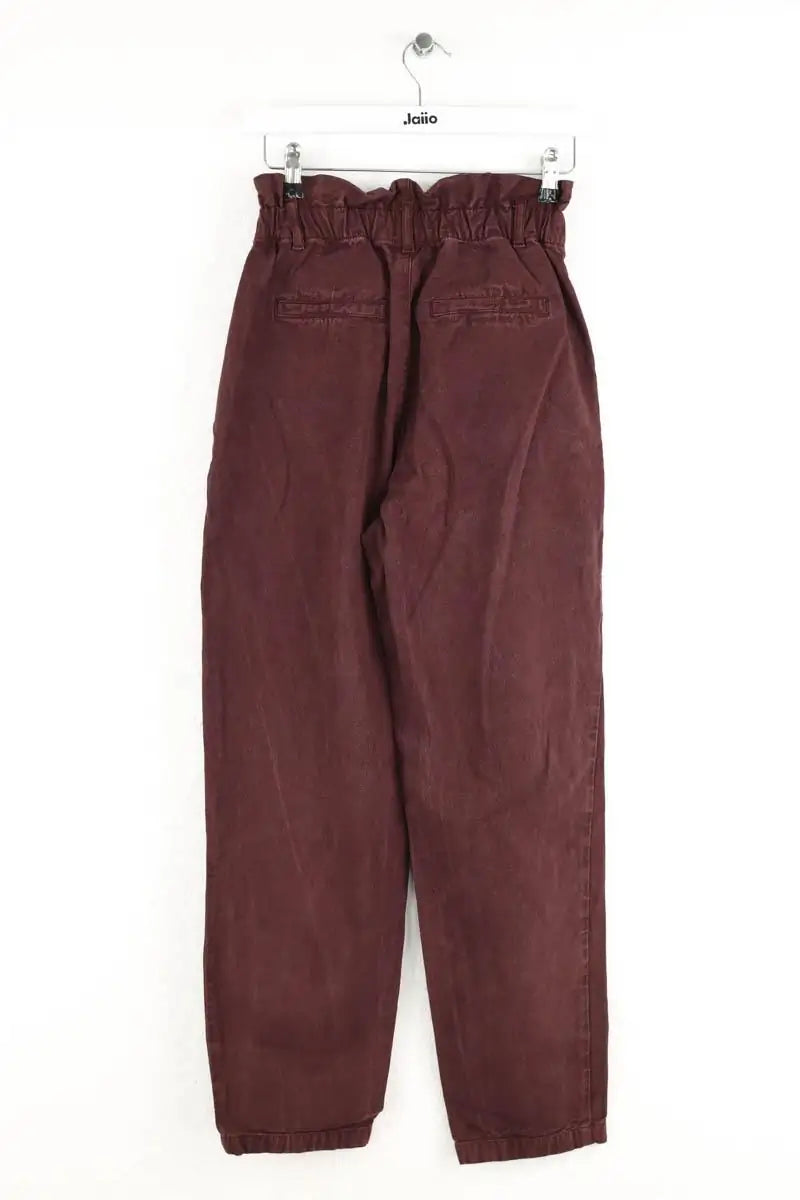 Jean droit Des Petits Hauts Edison Marron en Coton