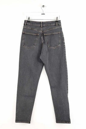 Jean droit Des Petits Hauts Mom jean Noir en Coton