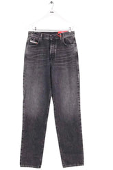Jean droit Diesel Gris en Coton, taille L - Seconde Main