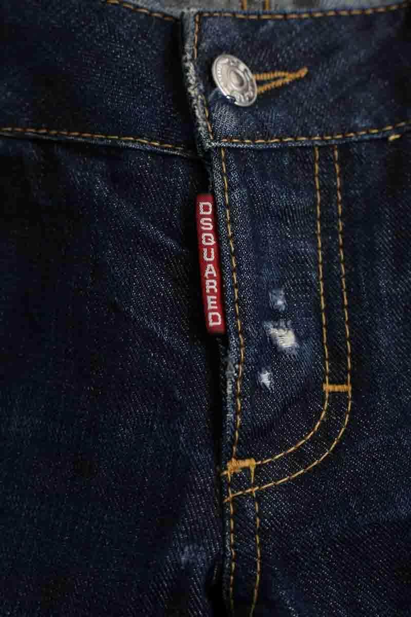Jean droit Dsquared2 Bleu en Coton