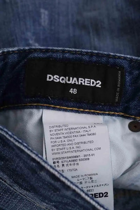 Jean droit Dsquared2 Bleu en Coton