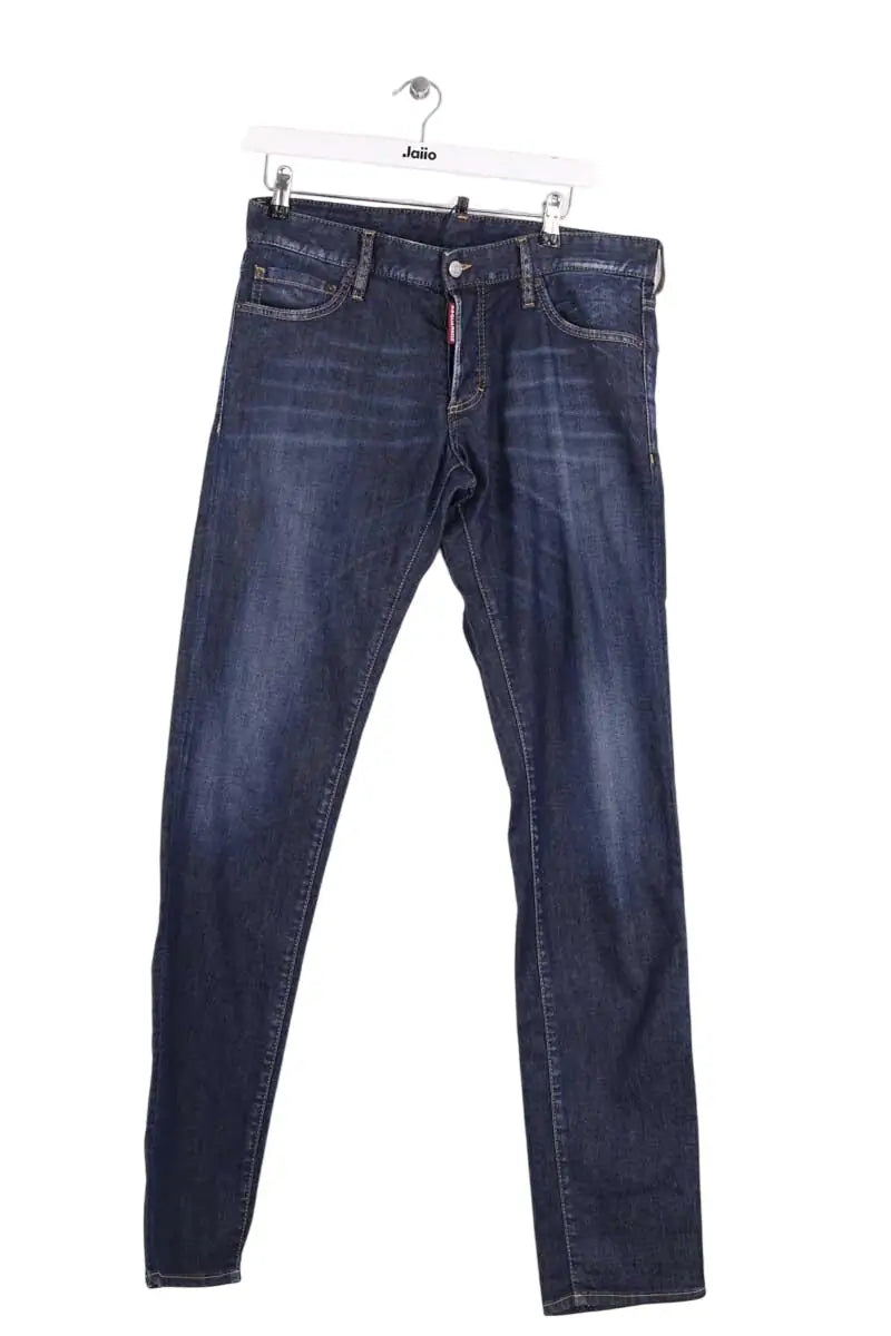Jean droit Dsquared2 Bleu en Coton, taille M - Seconde Main