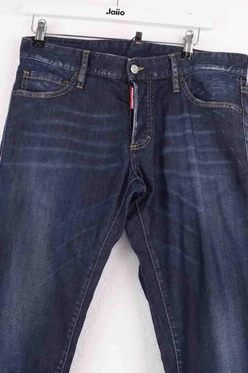 Jean droit Dsquared2 Bleu en Coton