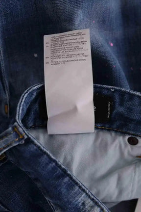 Jean droit Dsquared2 Bleu en Coton