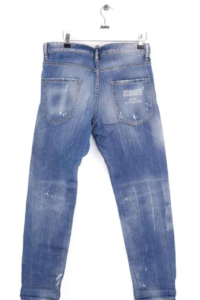 Jean droit Dsquared2 Bleu en Coton