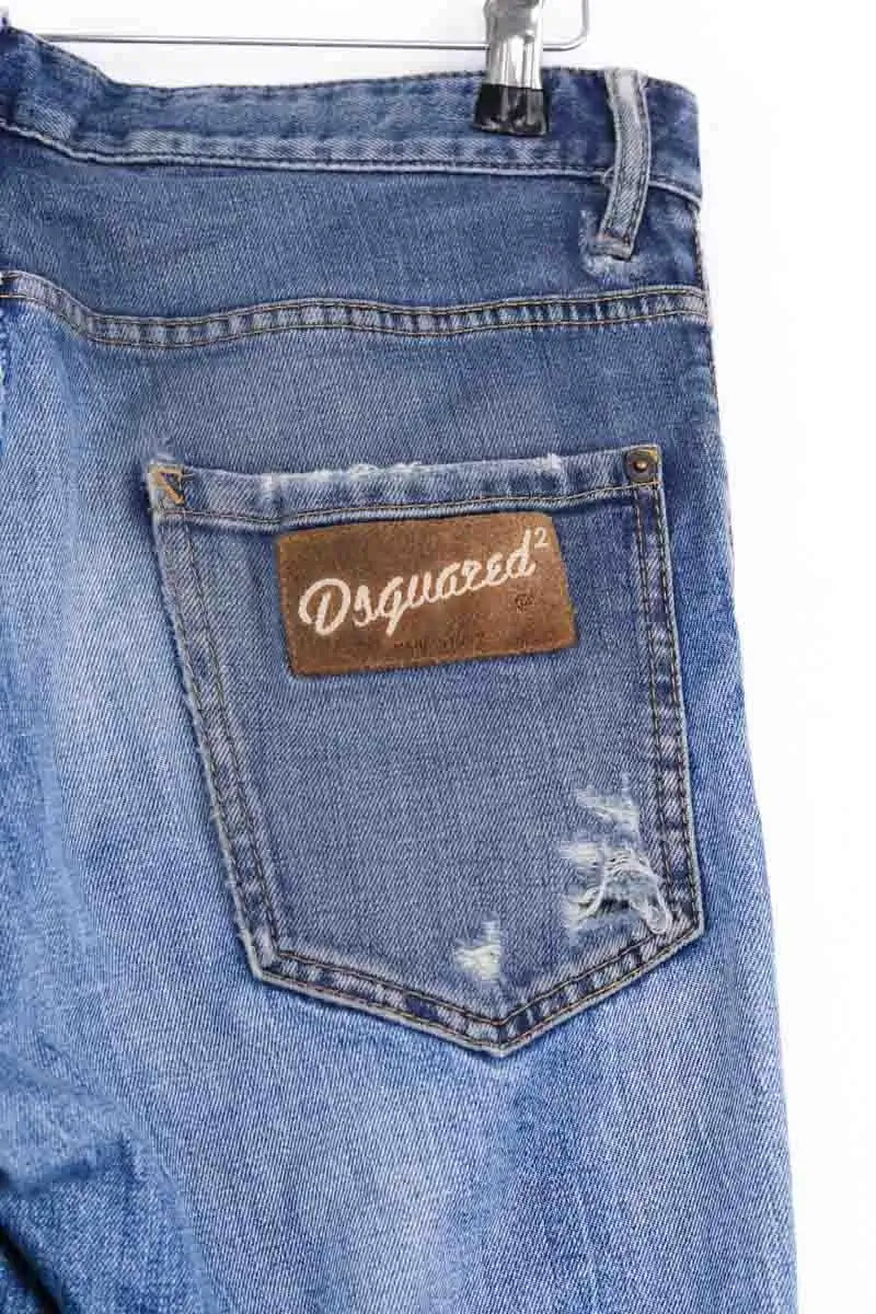 Jean droit Dsquared2 Bleu en Coton