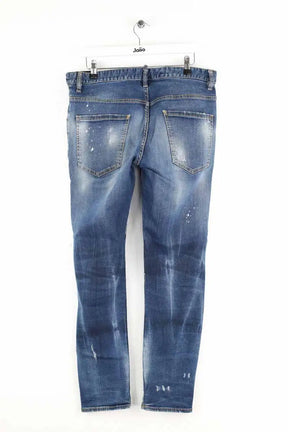 Jean droit Dsquared2 Bleu en Coton