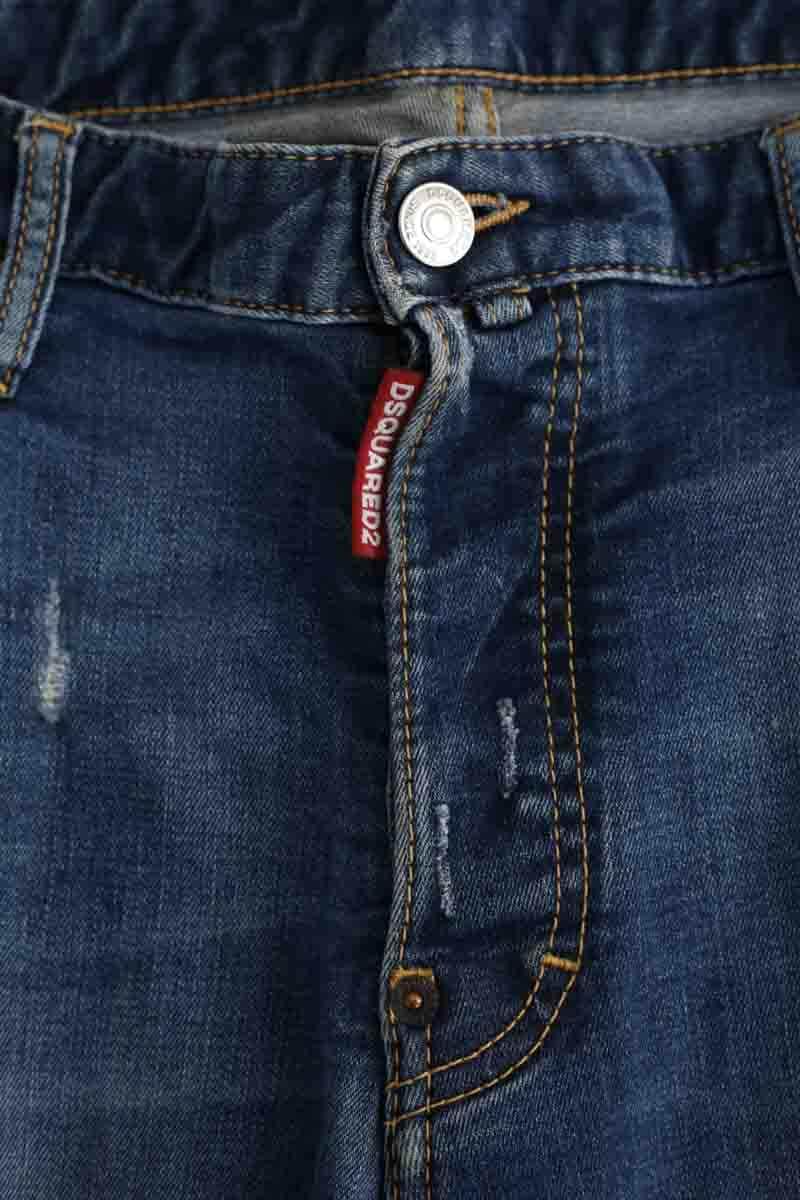 Jean droit Dsquared2 Bleu en Coton