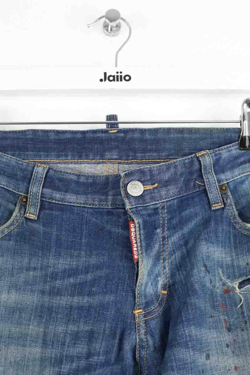 Jean droit Dsquared2 Bleu en Coton
