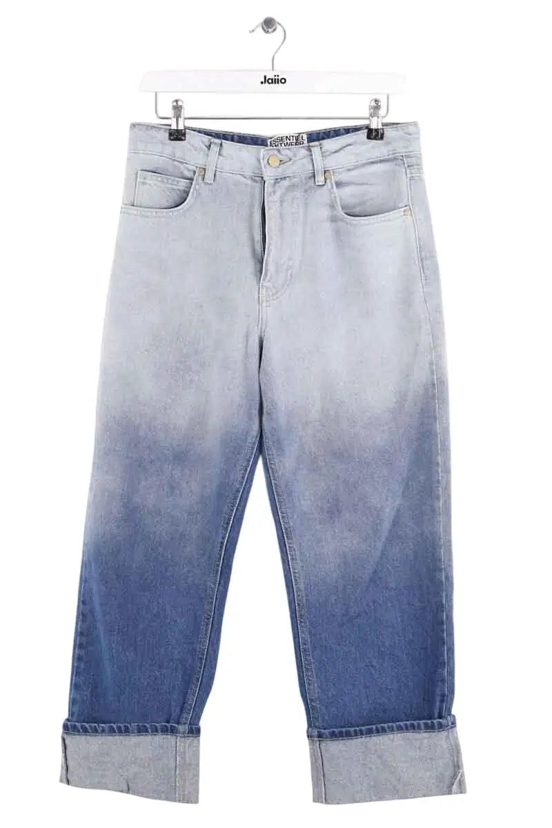 Jean droit Essentiel Antwerp Bleu en Coton, taille XS - Seconde Main
