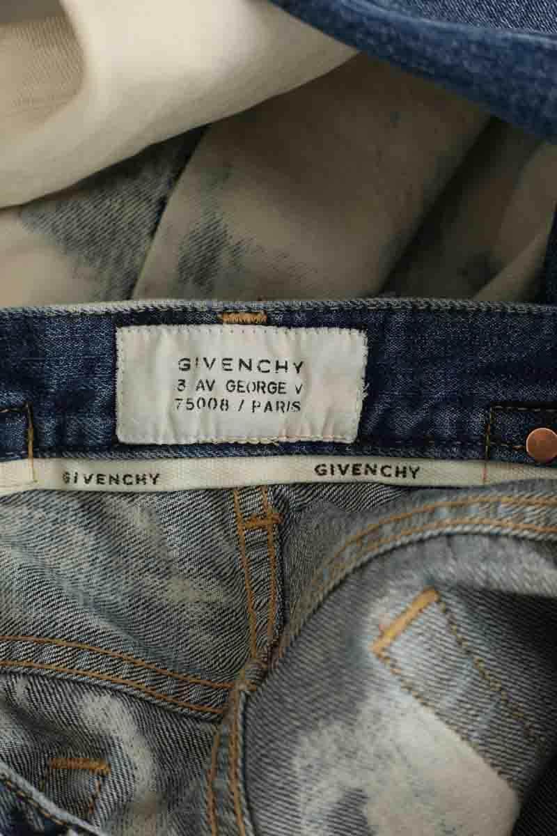 Jean droit Givenchy Bleu en Coton