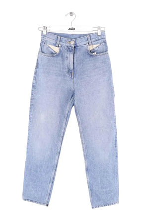 Jean droit Givenchy Bleu en Coton, taille XS - Seconde Main