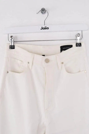 Jean droit Goldsign Blanc en Coton - élasthanne