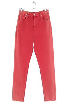 Jean droit Helmut Lang Orange en Coton, taille L - Seconde Main