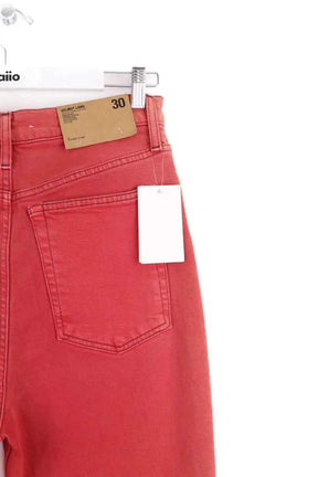 Jean droit Helmut Lang Orange en Coton