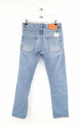 Jean droit Heron Preston Bleu en Coton