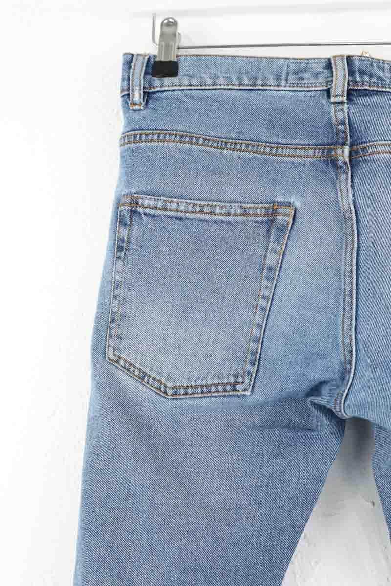 Jean droit Heron Preston Bleu en Coton