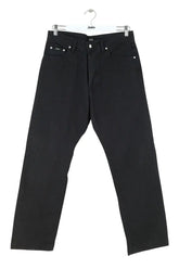 Jean droit Hugo Boss Anthracite en Coton, taille XXL - Seconde Main