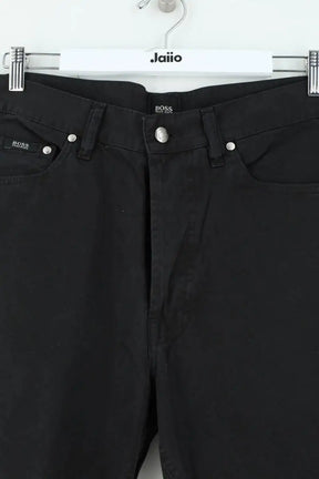 Jean droit Hugo Boss Anthracite en Coton