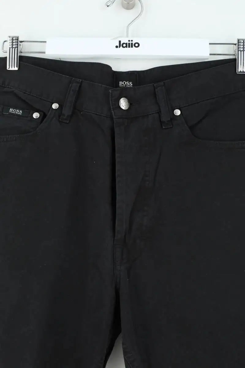 Jean droit Hugo Boss Anthracite en Coton